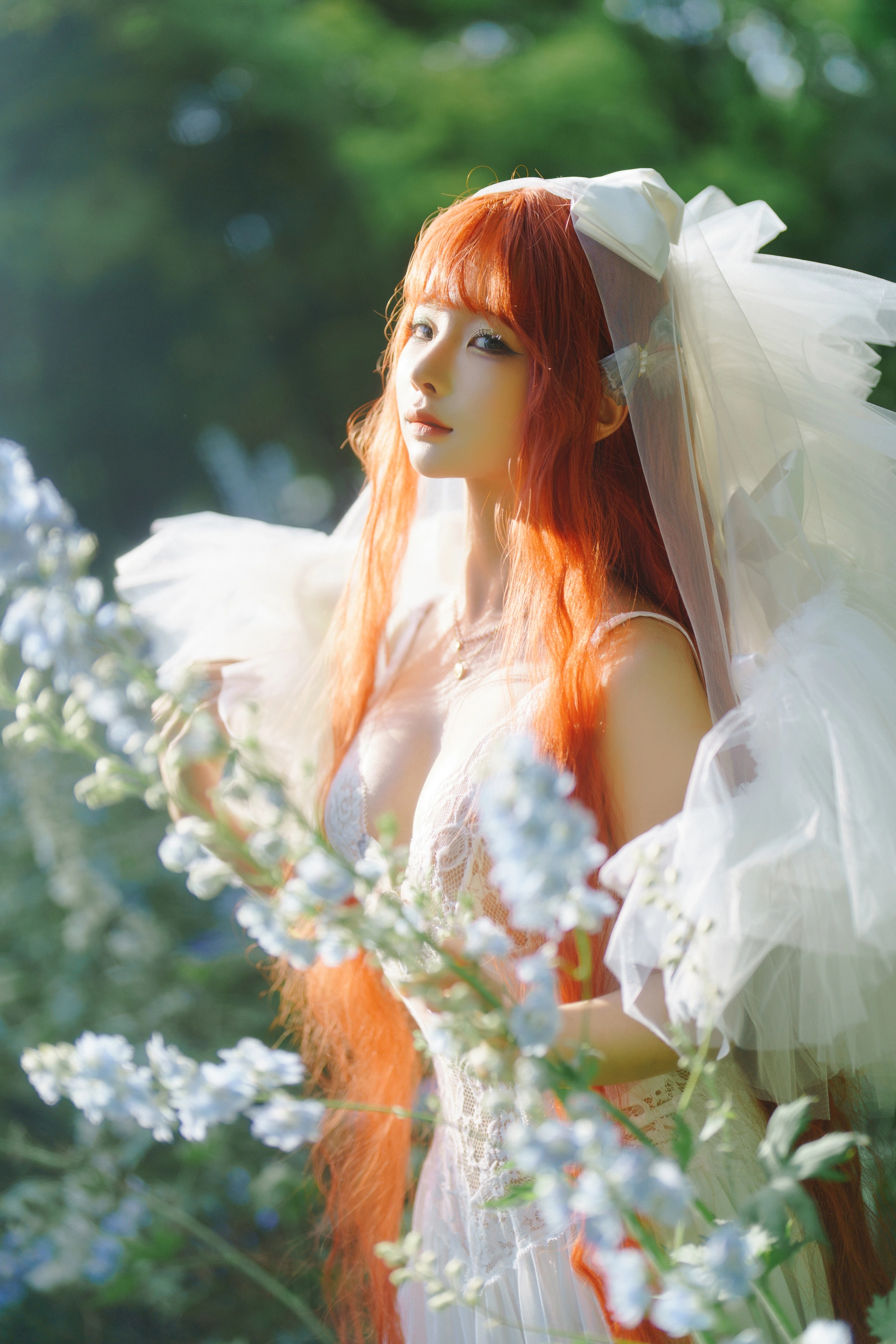 蠢沫沫 – No.396 花丛婚纱 0